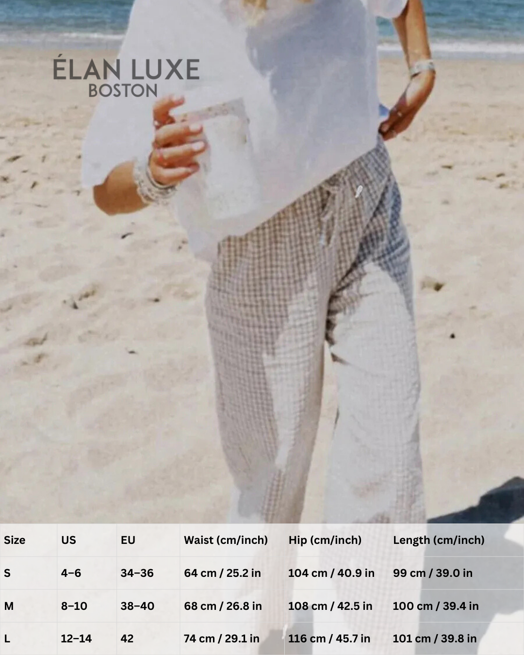 Gaono Plaid Drawstring Lounge Pants