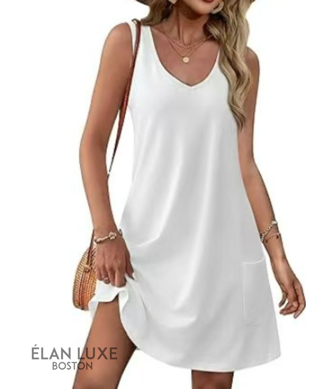 Sun-Kissed Escape Mini Dress