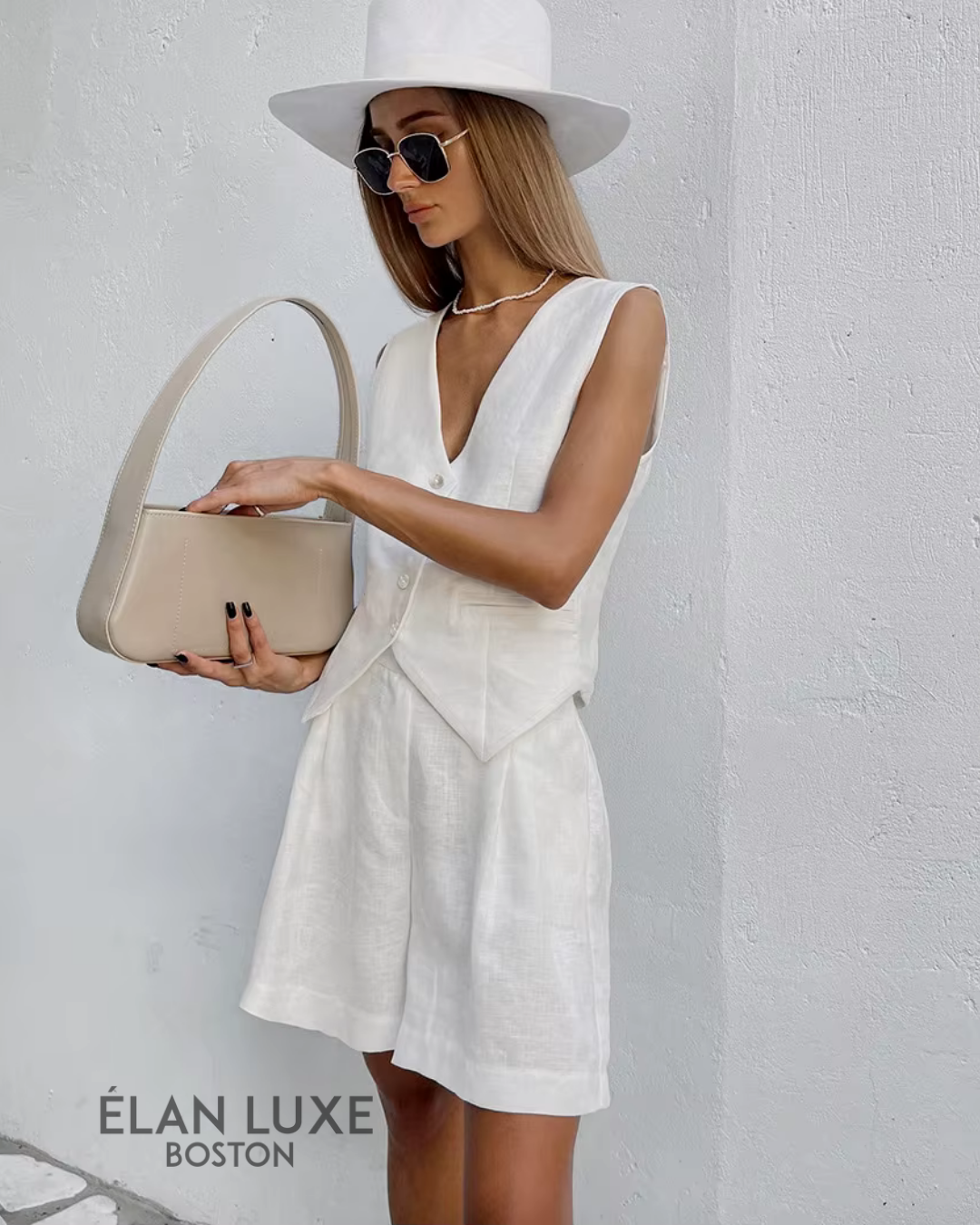 Riviera Linen Two-Piece Set