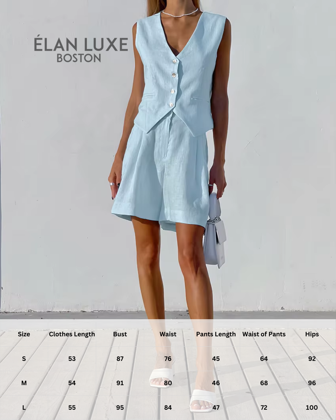 Riviera Linen Two-Piece Set