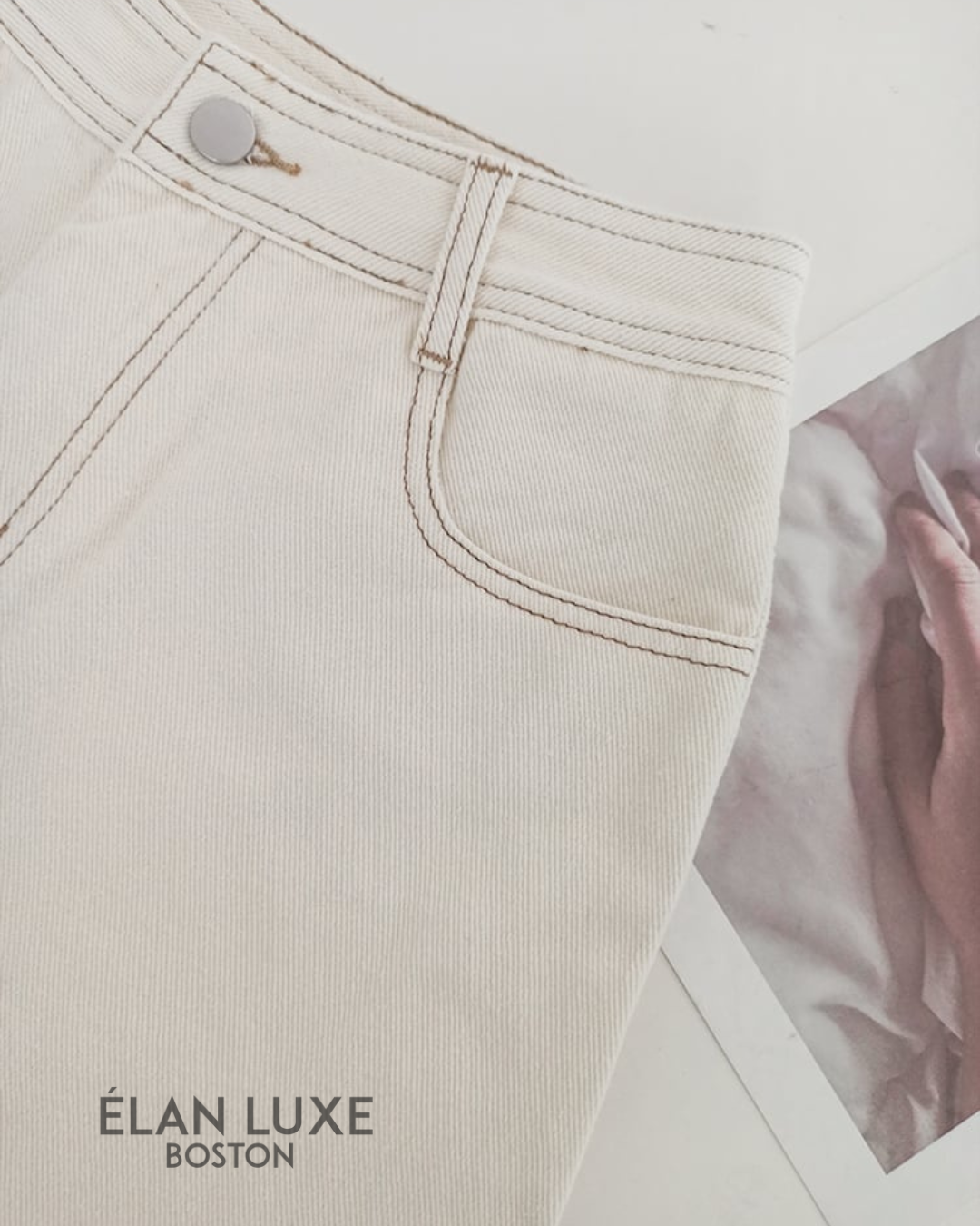 Highline Contrast Trim Cotton Shorts