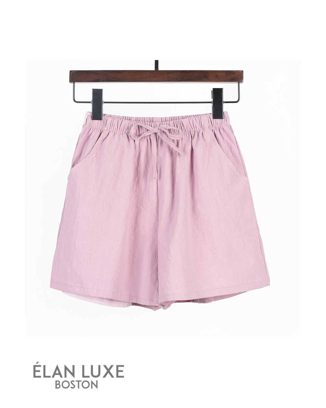 Coastline Cotton-Linen Easy Shorts