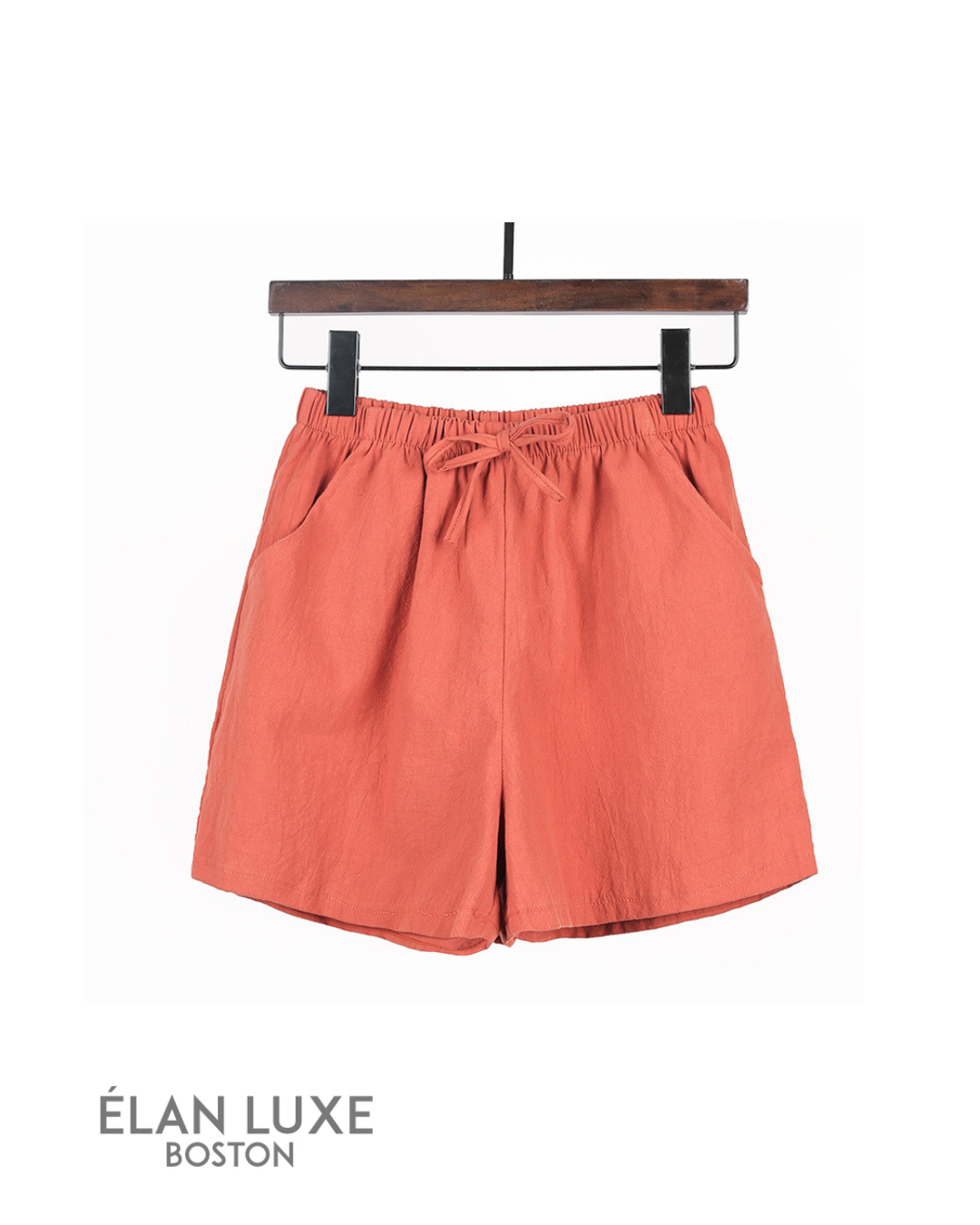 Coastline Cotton-Linen Easy Shorts