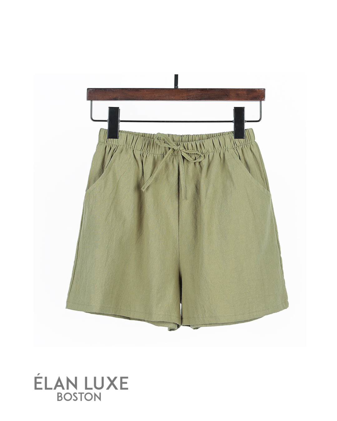 Coastline Cotton-Linen Easy Shorts