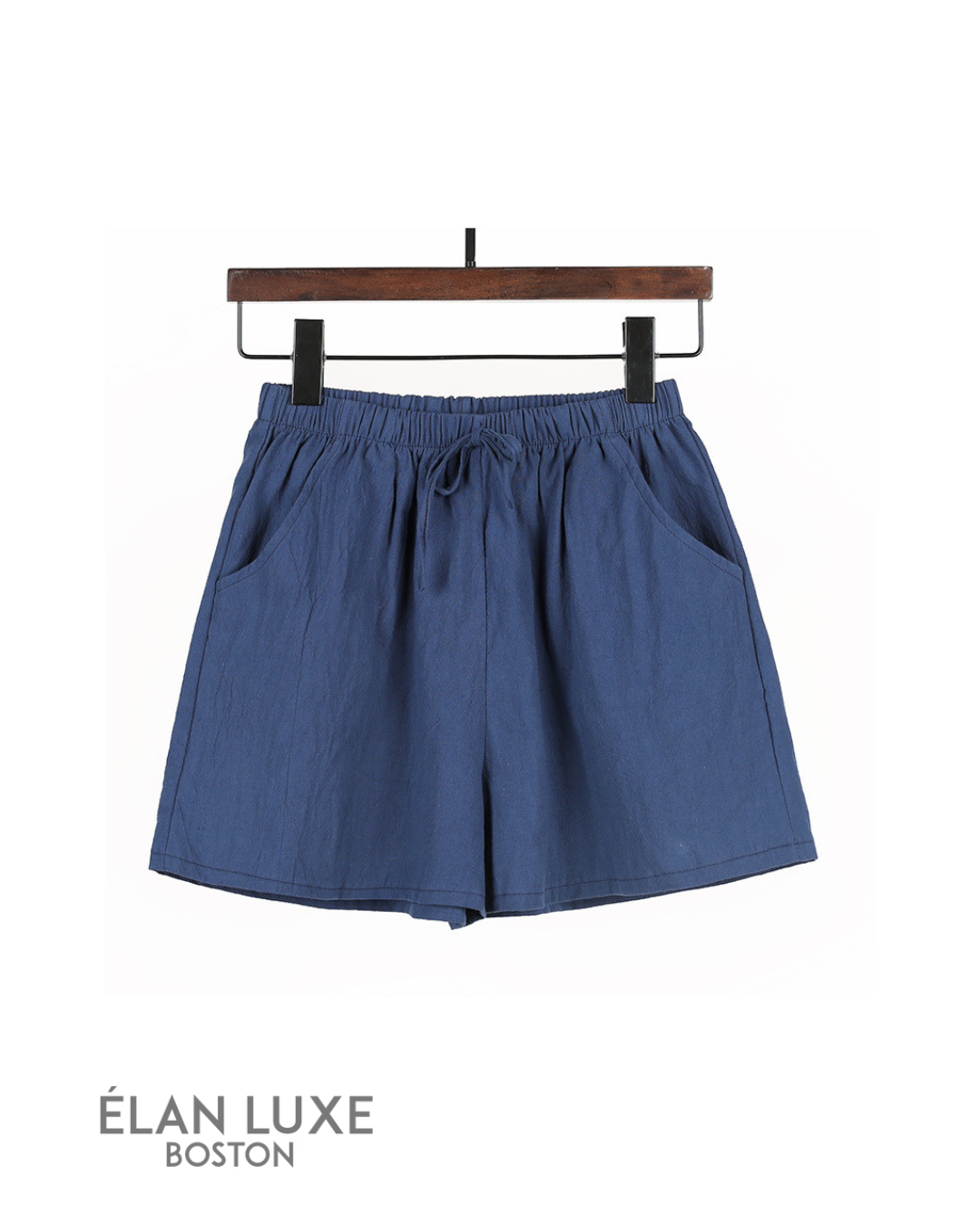 Coastline Cotton-Linen Easy Shorts