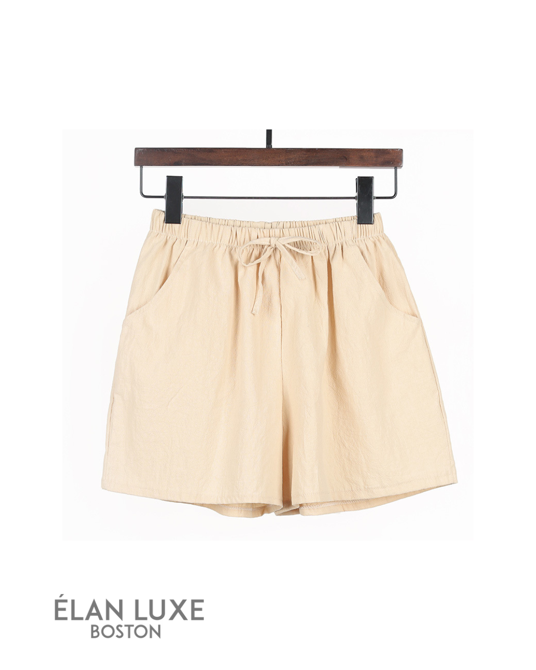 Coastline Cotton-Linen Easy Shorts