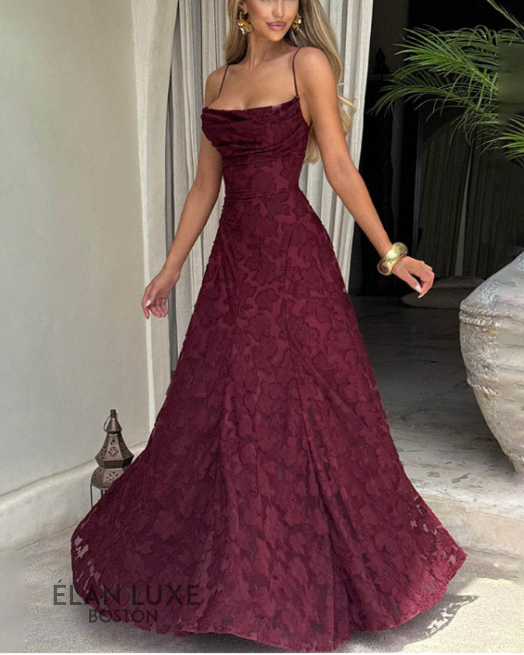Vivienne™ A-Line Lace Evening Dress
