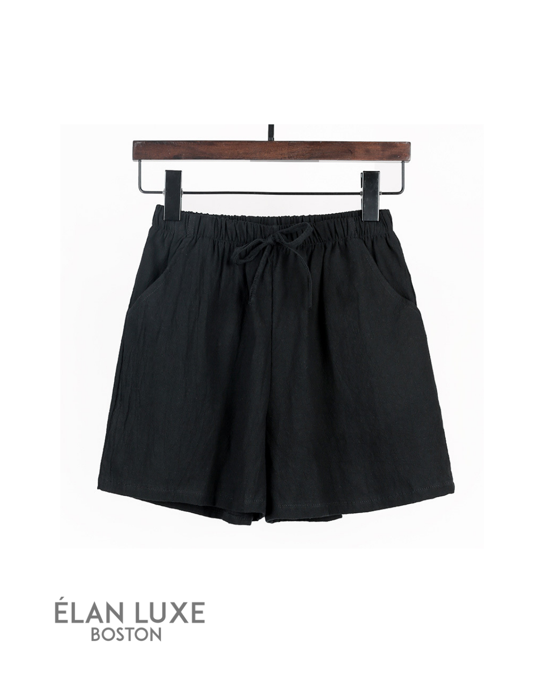Coastline Cotton-Linen Easy Shorts