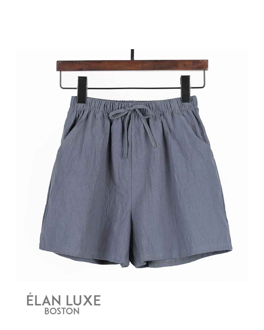 Coastline Cotton-Linen Easy Shorts