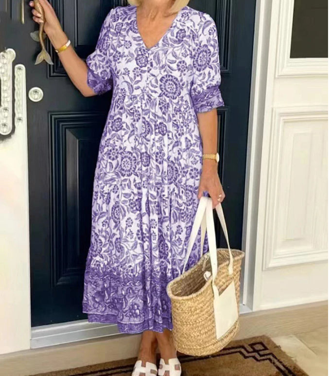 The Amara Boho Maxi Dress