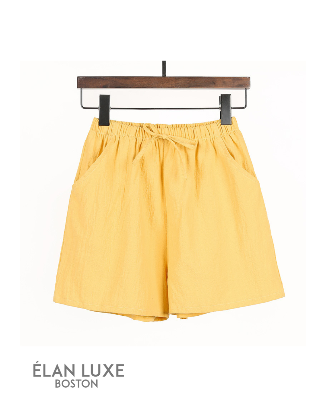 Coastline Cotton-Linen Easy Shorts