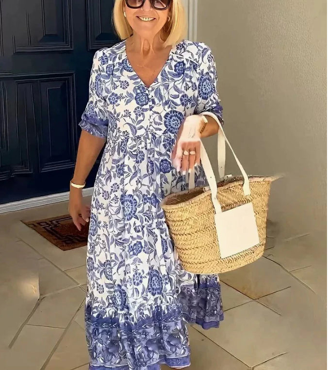 The Amara Boho Maxi Dress