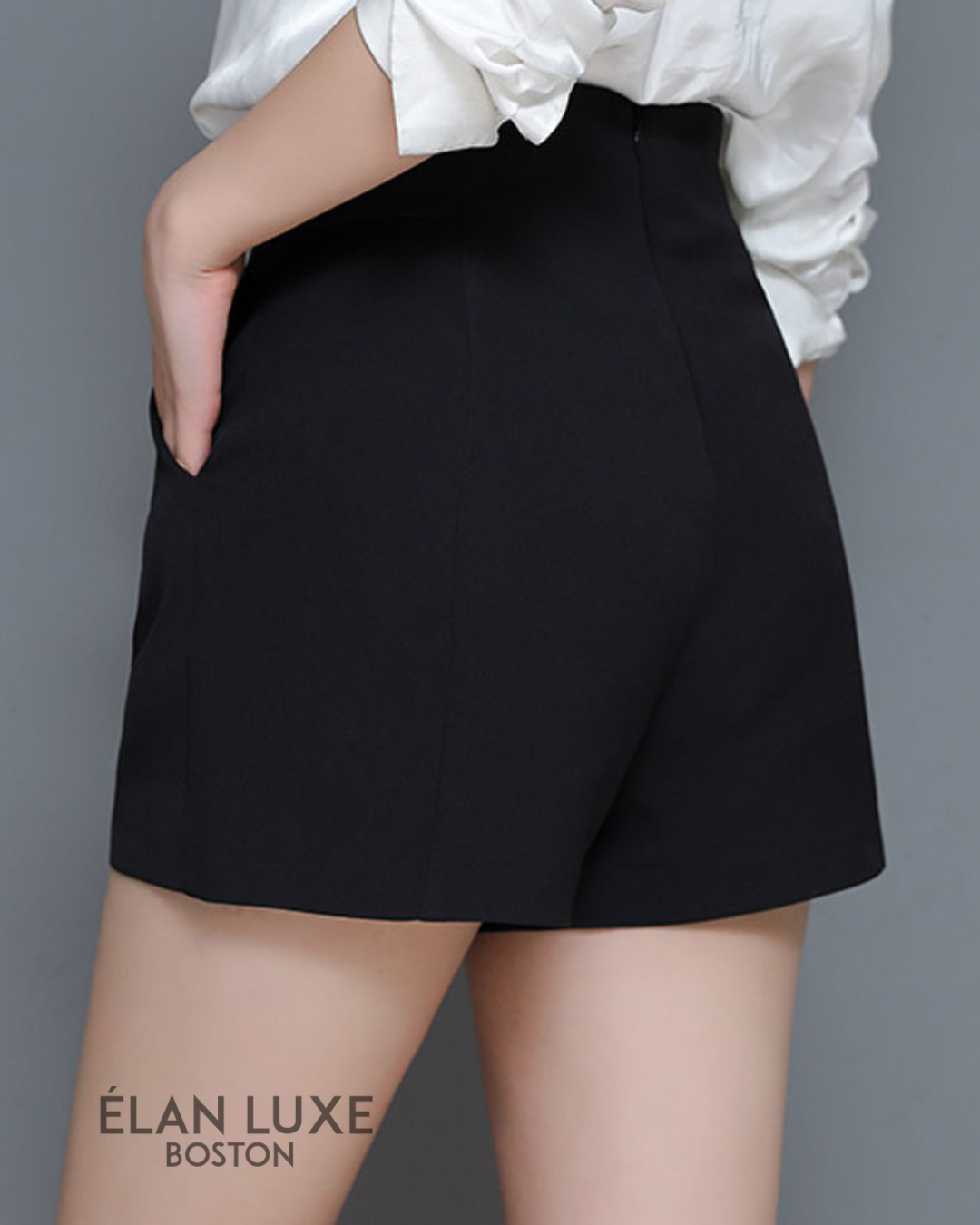 Esmé High-Waist Suit Shorts