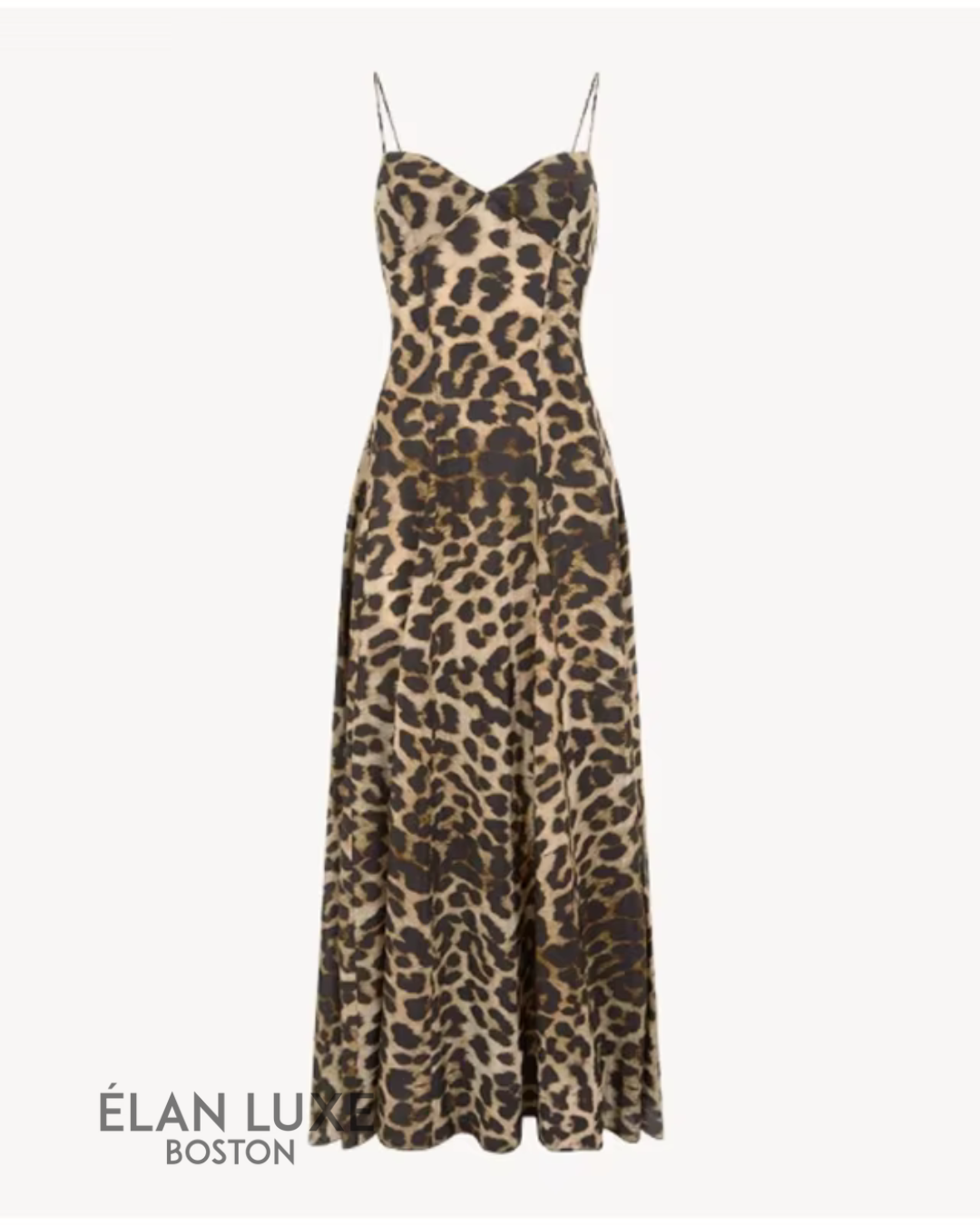 Wild Grace Leopard Print Maxi Dress