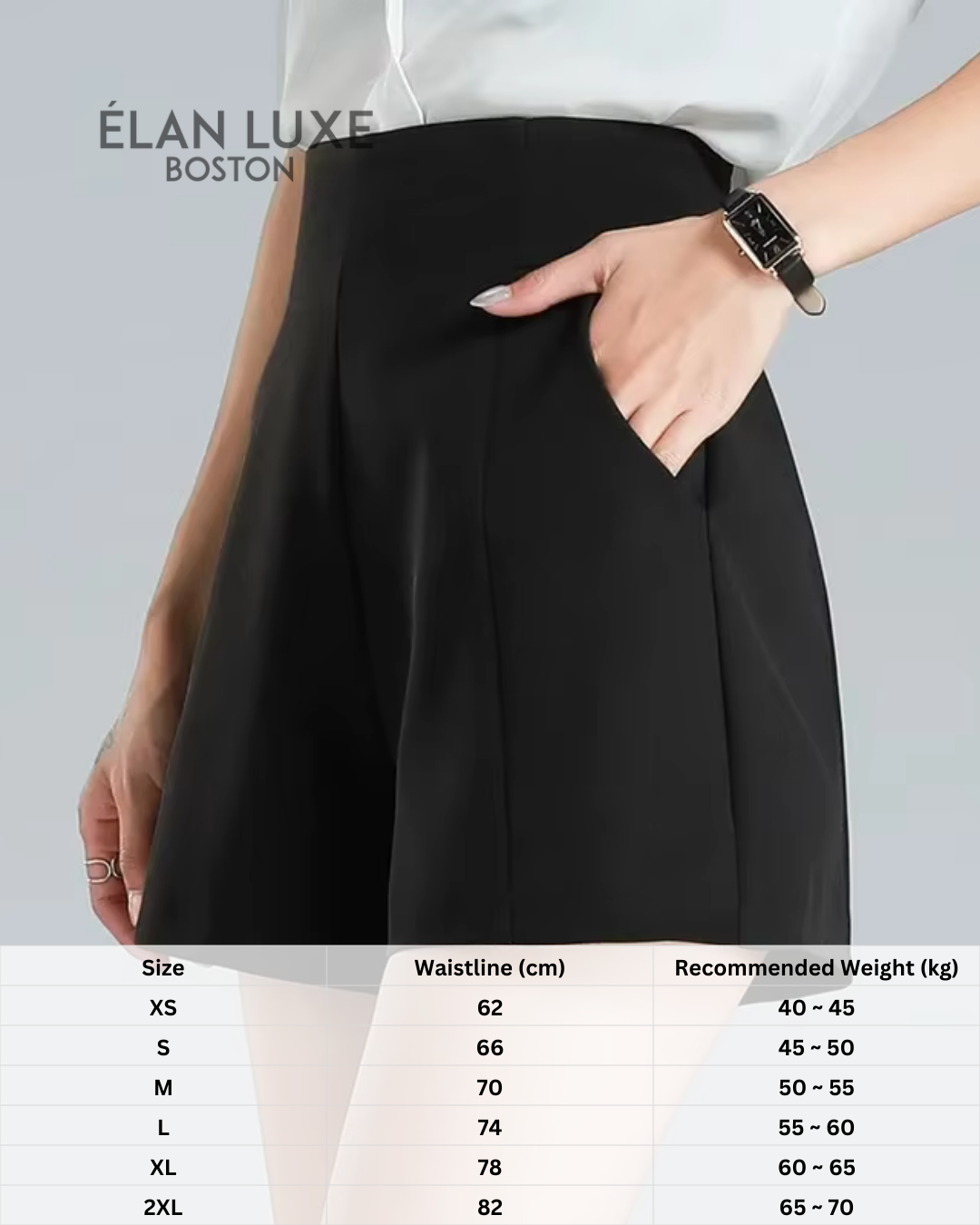 Esmé High-Waist Suit Shorts
