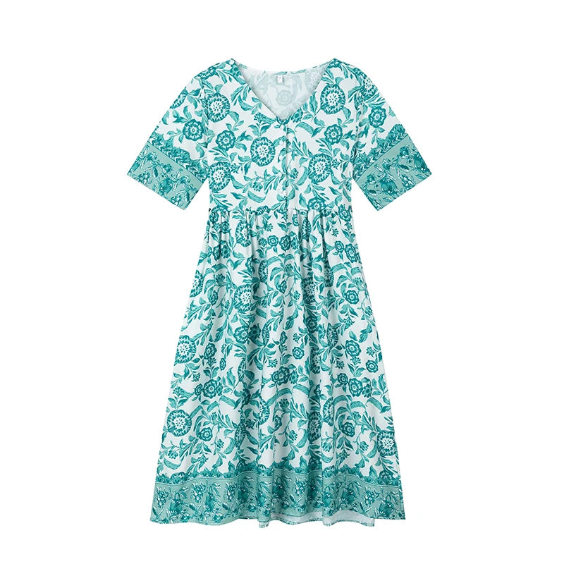The Amara Boho Maxi Dress