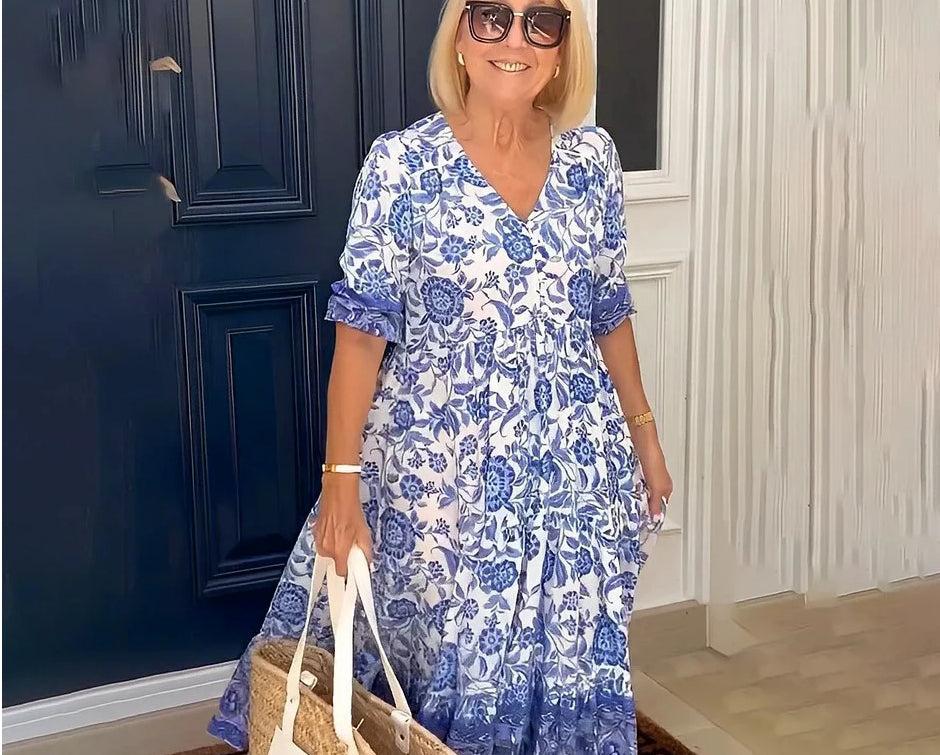The Amara Boho Maxi Dress