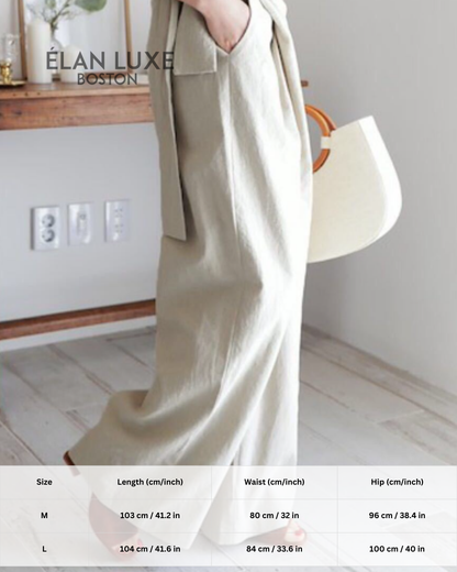 VGH Bow-Tied Ruffle Waist Trousers