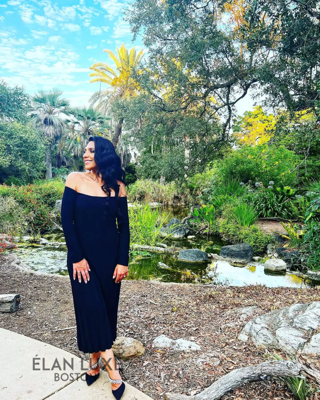 3D Pattern Knit Maxi Dress