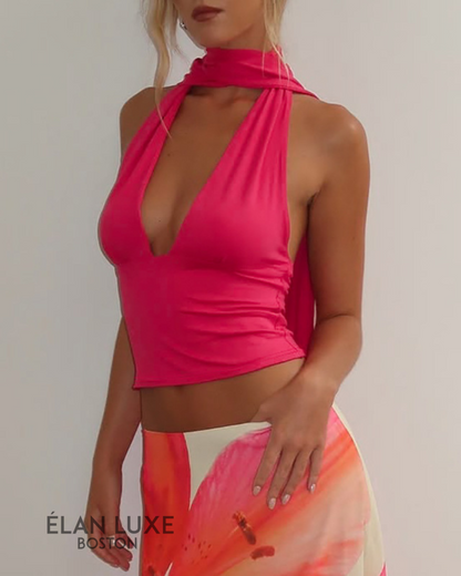Nayla Scarf Halter Top