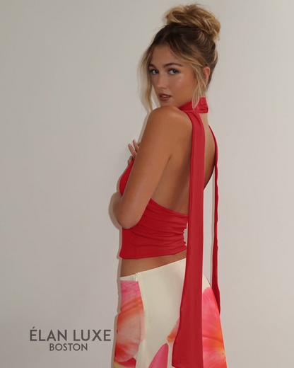 Nayla Scarf Halter Top