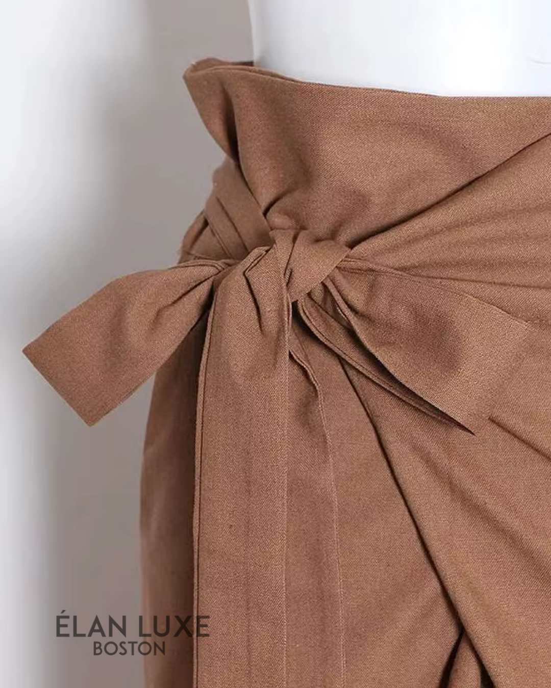 VGH Bow-Tied Ruffle Waist Trousers