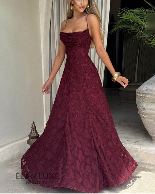 Vivienne™ A-Line Lace Evening Dress