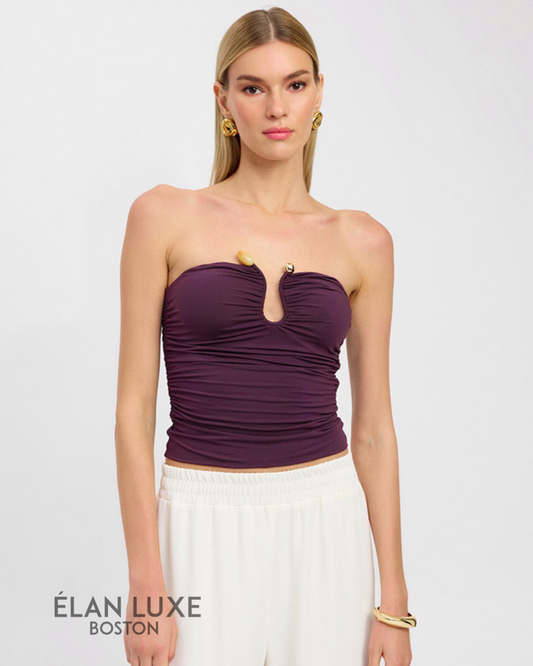 Sloane Sculpted Strapless Top
