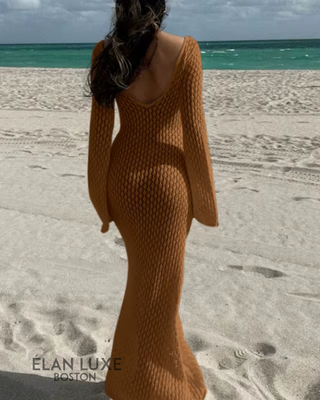 Moana Crochet Long Dress