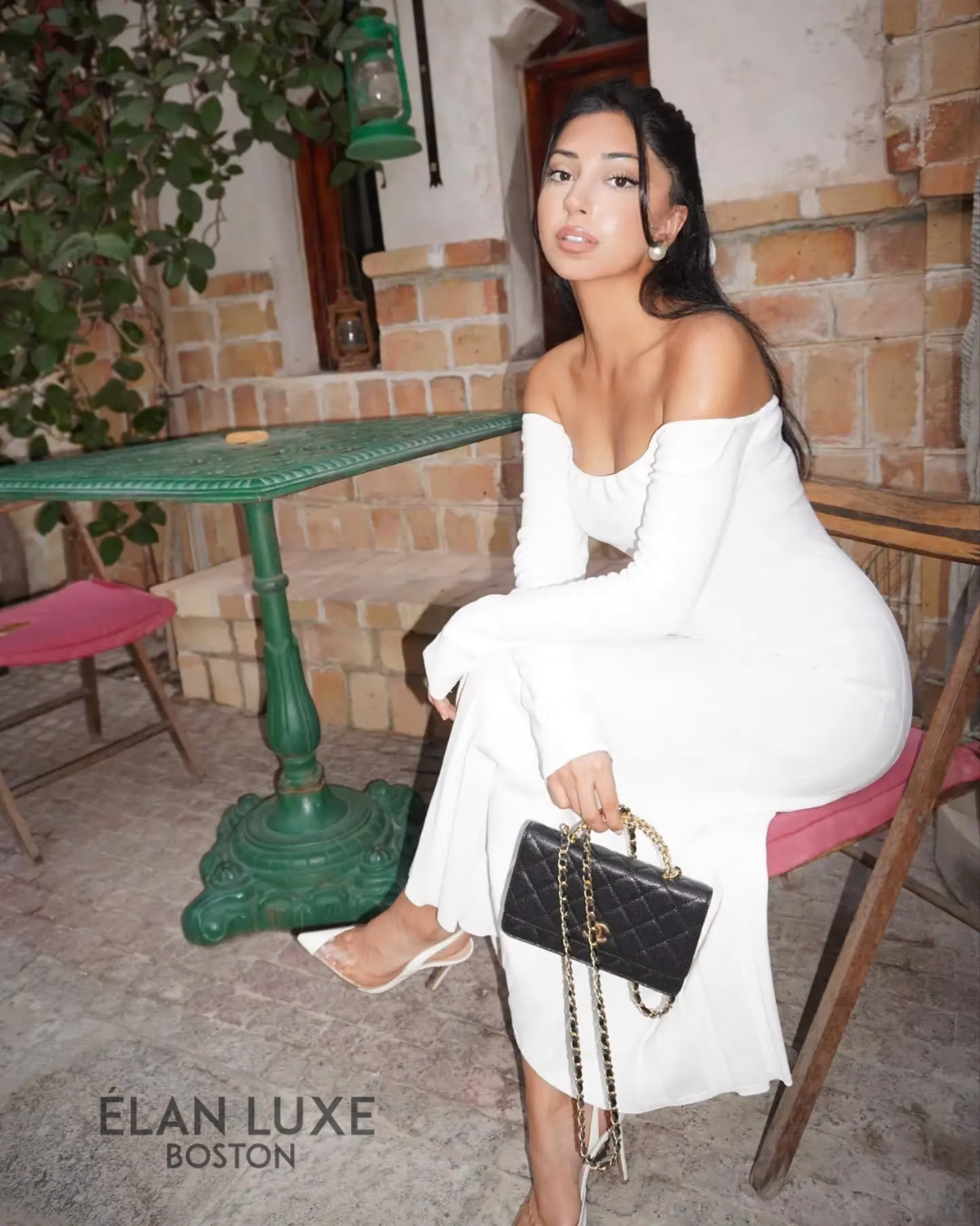 3D Pattern Knit Maxi Dress