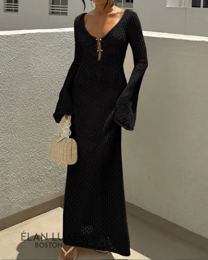Moana Crochet Long Dress