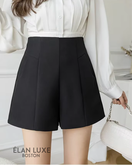 Esmé High-Waist Suit Shorts